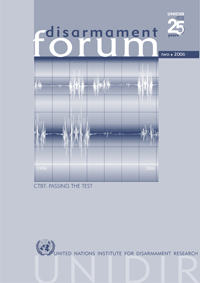 Each issue of this quarterly, bilingual (English-French) journal focuses on a specific topic related to disarmament and security. Disarmament Forum offers essential, in-depth, up-to-date information and clear analysis written by experts, and targeted to researchers, diplomats, teachers, students and all those who have a strong interest in security, disarmament, arms control and non-proliferation.